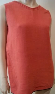 MARNI женщин розовый персик шерсти смесь круглый вырез без рукавов Топ Sz:42 UK10 - Изображение 1 из 4