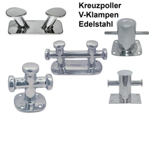 Bolardo cruzado bolardo de cuerno bolardo de cruz doble lámpara en V lámpara de botón A4 acero inoxidable - Imagen 1 de 11