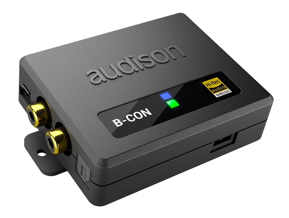 Audison B-CON Hi-Res Bluetooth Audio Receiver with S/PDIF in/out to Analog RCA
