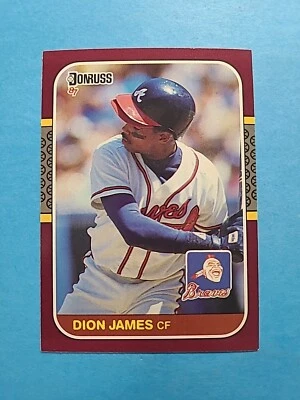 DION JAMES 1987 DONRUSS OPENING DAY BASEBALL CARD # 44 H2968 - Image 1 of 2