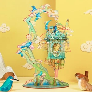 3D Metal Puzzle Magpie Linglong Model DIY Assemble Creative Adult Toys Decorate - Picture 1 of 3