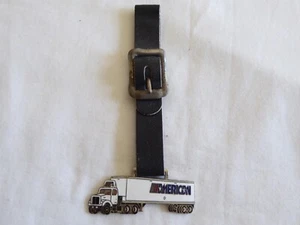 VINTAGE AMERICAN TRUCK LINE WATCH FOB KEYCHAIN MEDAL - Picture 1 of 6