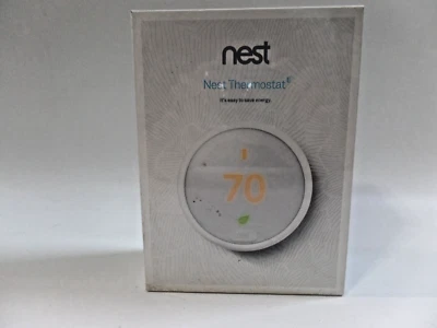SEALED Google Nest 3rd Generation Learning Thermostat T3007ES Stainless Steel - Image 1 of 3
