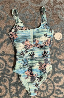 Traje de baño Decree XS Tahití verde azulado de una pieza para mujer nuevo con etiquetas Foto 1 de 2