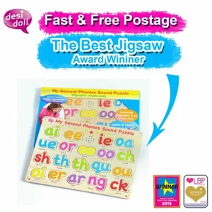 The Desi Doll ® My 2nd Phonics Sound Puzzle | Read To Learn Best Alphabet Jigsaw - Picture 1 of 9