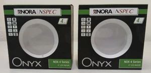 LOT O 2 NORA NSPEC ONYX NOX-4 SERIES 4" LED RETROFIT 3000K - Picture 1 of 5