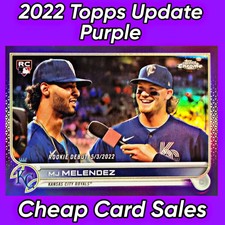 2022 Topps Update - Purple Refractors - Pick Your Card & Complete Your Set