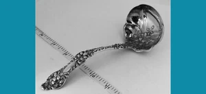 sterling silver Gravy Ladle Orange Blossom pattern 1900y by Alvin no mono - Picture 1 of 3