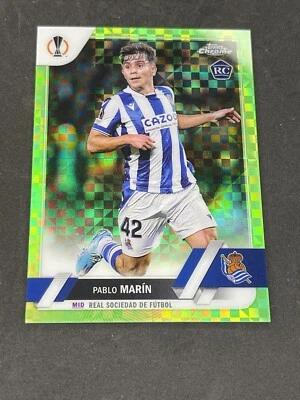 2022-23 - Topps UEFA - Pablo Marin /399 (RC) - Neon Green Wave Refractor - Image 1 of 2
