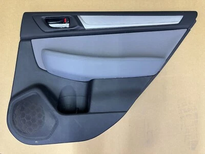 2015 2016 2017 SUBARU LEGACY OUTBACK REAR RH PASS Door Trim Panel Gray OEM - Image 1 of 4