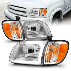 Faros de cristal ANZO 111580 para Toyota Tundra 00-04 (solo cabina regular/acc) - Imagen 1 de 12