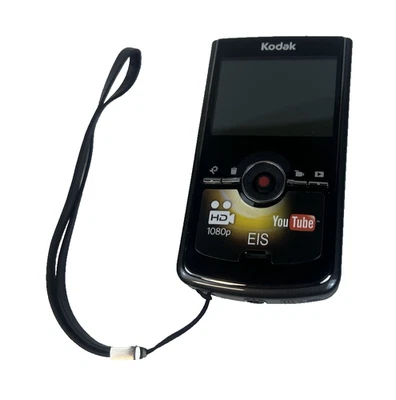 Kodak Zi8 Pocket HD Camcorder 1080p Flip USB YouTube Vlogging Retro Tested - Image 1 of 3
