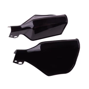 1Paar Motorrad Lenker Handprotektoren Handschutz Schwarz - Picture 1 of 4