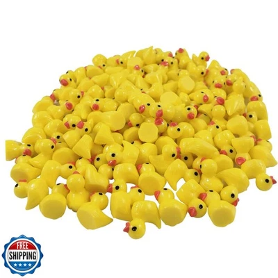 EMiEN 125 PCS Mini Duck Duckling Miniature Ornament for DIY Dollhouse Decorat - Imagem 1 de 4