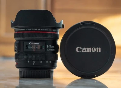 Canon EF 8-15mm f/4L Fisheye USM Lens 8 15 f4 - image 1 of 4