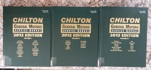Chilton General Motors 2012 Service Repair Manuals Volume 1-3 - Picture 1 of 7