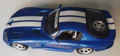 AUTOMOBILE MAISTO VIPER GTS COUPE DODGE SCALA 1/18 PACE CAR BLU - Immagine 1 di 4