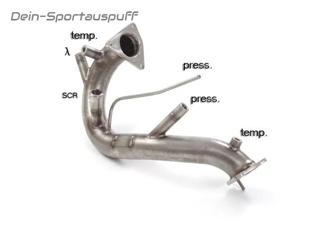 Ragazzon Kat-Rohr Incl. Partikelfilter-Rohr Porsche Macan 3.0l Tdi - Immagine 1 di 1