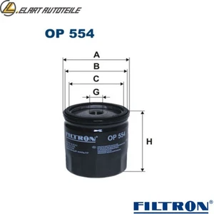 ÖLFILTER OP 554 FÜR TALBOT HORIZON 160 MATRA/BAGHEERA SIMCA/1200/1100/1000 1.3L - Bild 1 von 8