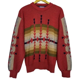 Vintage Pendleton High Grade Western Wear Sweater Size S Chief Joseph Aztec 70s - Picture 1 of 12
