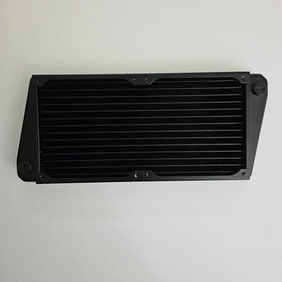 Alphacool NexXxos ST30 Full Copper X-Flow Radiator 280mm, 140mm x 2, Dual Fan - Image 1 of 4
