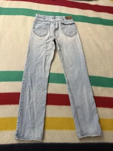 True Vintage 60s 70s Lee Riders 200 101Z Sanforized Jeans USA Talon 42 30/31x34 - Picture 1 of 15