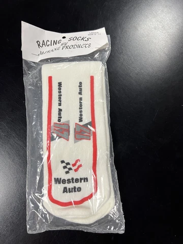 Darrell Waltrip #17 Western Auto Mebane Products Ladies 9-11 Racing Socks NIP Cover