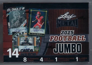 2025 Leaf Metal Football Jumbo Box - Bild 1 von 1
