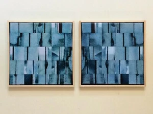 Spiegelung I, Original von Norbert Herzog, Mischtechnik auf Leinwand - Bild 1 von 5
