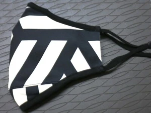 Face Mask Classic Zebra Black & White 100% Cotton Washable face mask +Filter NEW - Picture 1 of 5