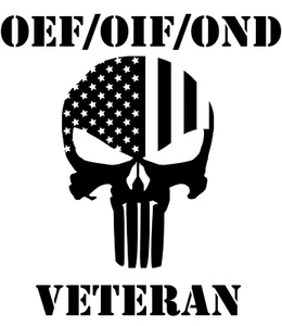 OEF/OIF/ OND DECAL STICKER MILTARY - Picture 1 of 1