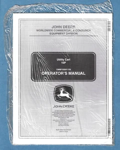 JOHN DEERE OPERATOR'S MANUAL for UTILITY CART 10P ~ Original packaging - Picture 1 of 2