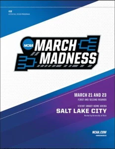 2019 MENS BASKETBALL PROGRAM 1ST 2ND ROUNDS SALT LAKE REGIONAL FINAL FOUR 2025 - Picture 1 of 1