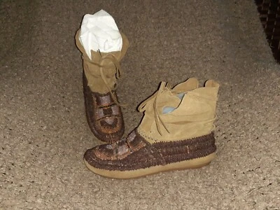 HOUSE OF HARLOW 1960-Maddie/Madison-Botines Mocasín Gamuza Cuentas-36.5-Excelente Foto 1 de 4