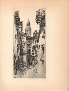 Vintage Art Print - Perigueux - A Tower of St Front - 1929 - John Taylor Arms - Picture 1 of 1