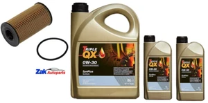 Per Jaguar F Pace 2.0 Diesel 16-21 Filtro Olio + Kit Manutenzione Olio Motore 7L 0w30 - Foto 1 di 1