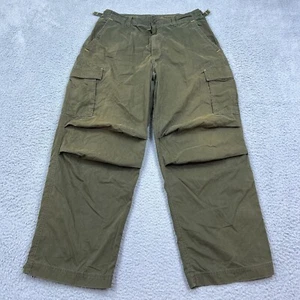 Abercrombie Fitch Pants Mens L Green Cargo Paratrooper Military Trousers 34x30 - Bild 1 von 17