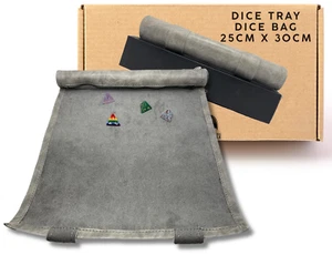 Rolling Mat & Tube Dice Case | Storage Box Bag | Dice Rolling Tray | DnD Tray - Imagen 1 de 15