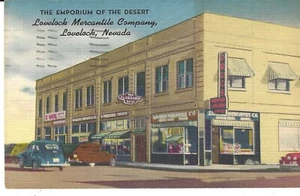 LOVELOCK, NEVADA POSTKARTE DAS EMPORIUM DER WÜSTE LOVELOCK MERCANTILE - Bild 1 von 2