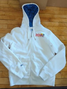 Walt Disney World Kapuzenpullover Damen M Full Zip 2021 Hoodie weiß - Bild 1 von 7