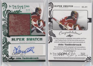 2022-23 Leaf ITG Used Green Spectrum /2 John Vanbiesbrouck #SS-JV1 Auto