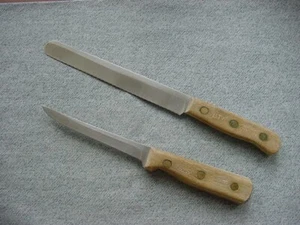 Vintage Two(2) CHICAGO CUTLERY Kitchen Knives: 62S Boning Knife & BT Bread Knife - Picture 1 of 7