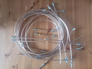 Triumph TR5 TR250 TR6 RHD Full Brake Pipe Line Set Kit Cupro Nickle 2051R - Picture 1 of 5