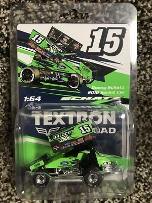 2018 DONNY SCHATZ #15 Wildcat Textron 1/64 SPRINT CAR DIECAST - Image 1 of 2