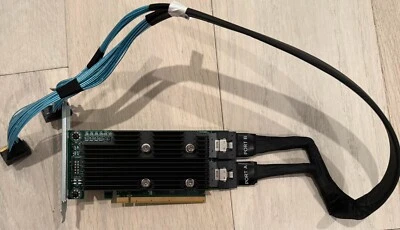 Dell 235NK 12 Ports PCI Express x8 Flash NVMe PCIe x16 XW06Y Cable R740xd - Image 1 of 4