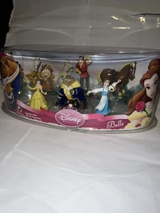Disney Princess Belle Figurine Cake Topper 7-piece Set - Picture 1 of 7