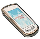 Silikon TPU Handy Hülle Cover Case Schutzhülle in Smoke für Samsung S5620 Monte