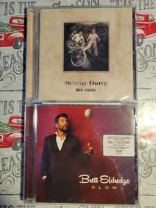 2 lot Brett Eldredge new original SEALED cds Christmas Glow & Sunday drive - Picture 1 of 10