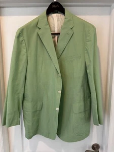 POLO Ralph Lauren green/white cotton sport coat Size XXL NWT Made in Italy - Picture 1 of 8