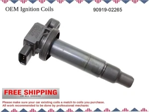 Single Ignition Coil For 2000-2016 Toyota & Scion 1.3L 1.5L 2.4L I4 /OEM - Picture 1 of 3